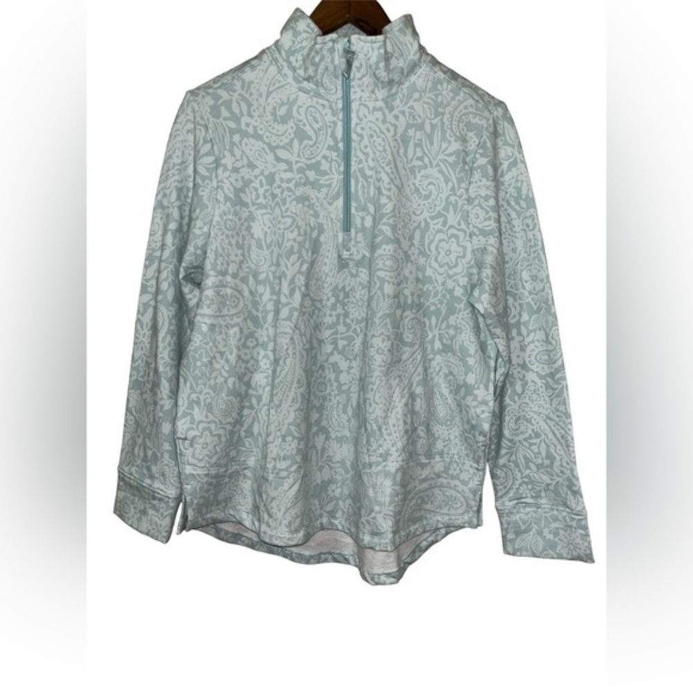 NWT Vera Bradley French terry paisley print pullover